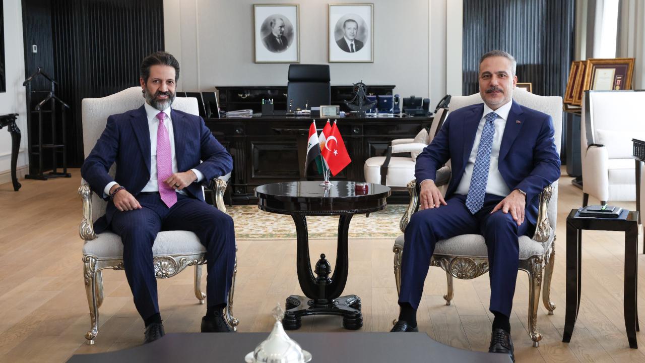 Bakan Fidan, Kubat Talabani ile bir araya geldi