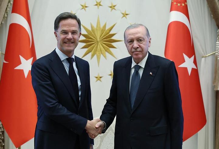 Cumhurbaşkanı Erdoğan, NATO Genel Sekreteri Rutte'yi kabul etti