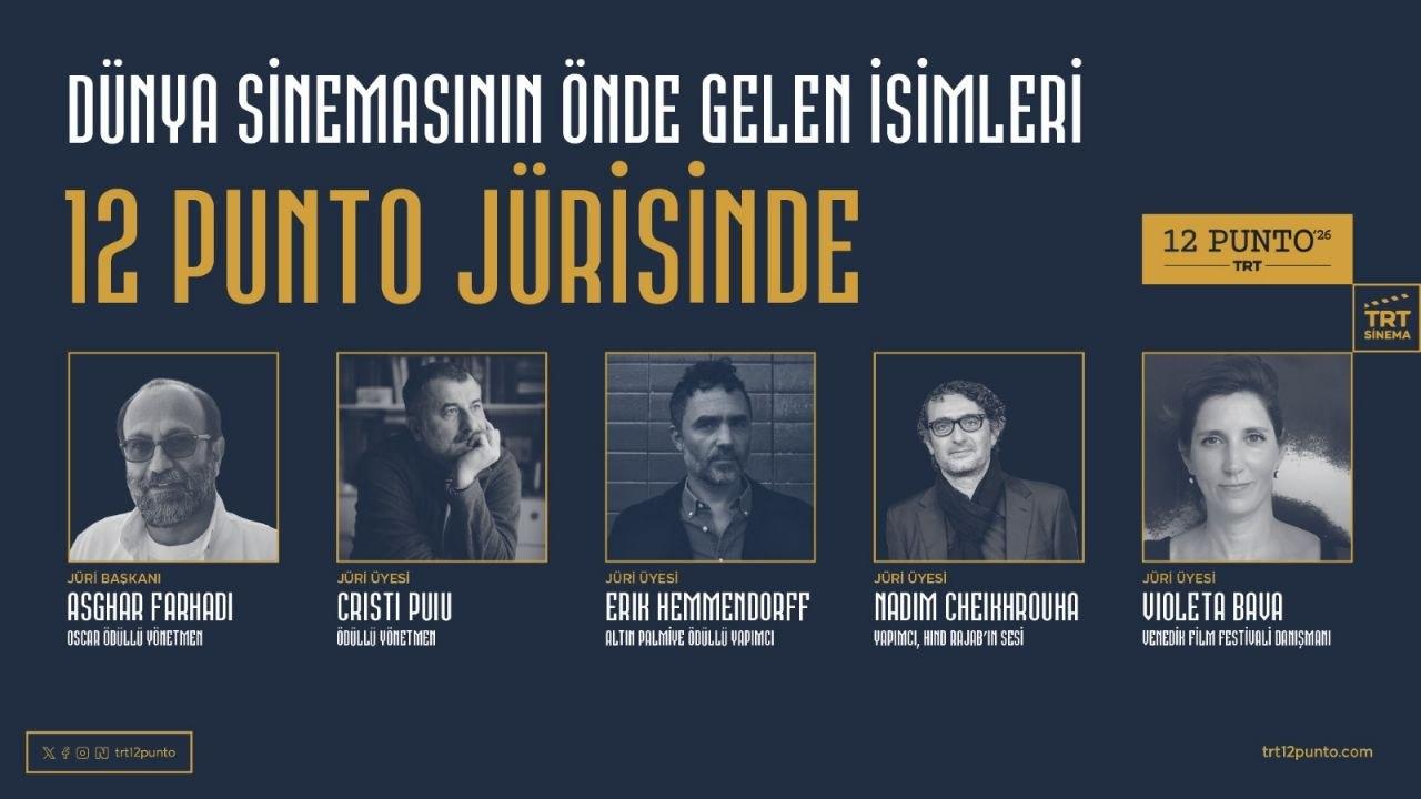Dünya sinemasının önde gelen isimleri 12 Punto 2026 jürisinde