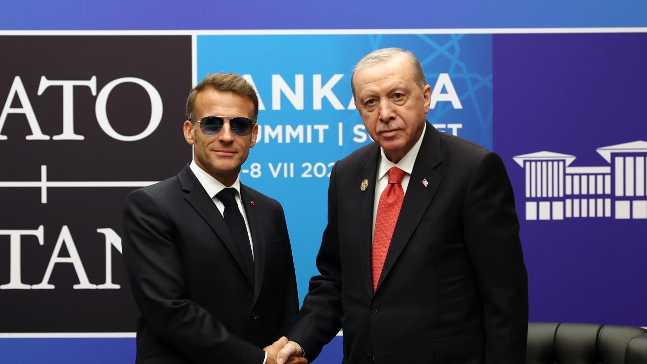 Cumhurbaşkanı Erdoğan, Macron ve Meloni ile görüştü