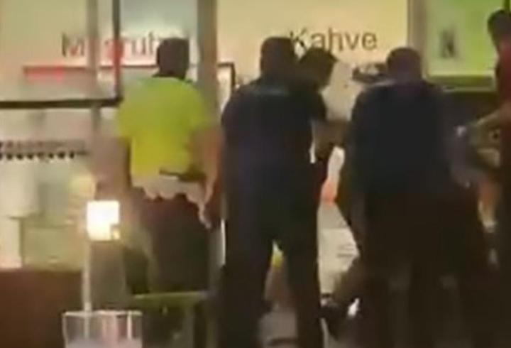 İzmir'de havalimanında dehşet anları! 4 polisi yaraladı