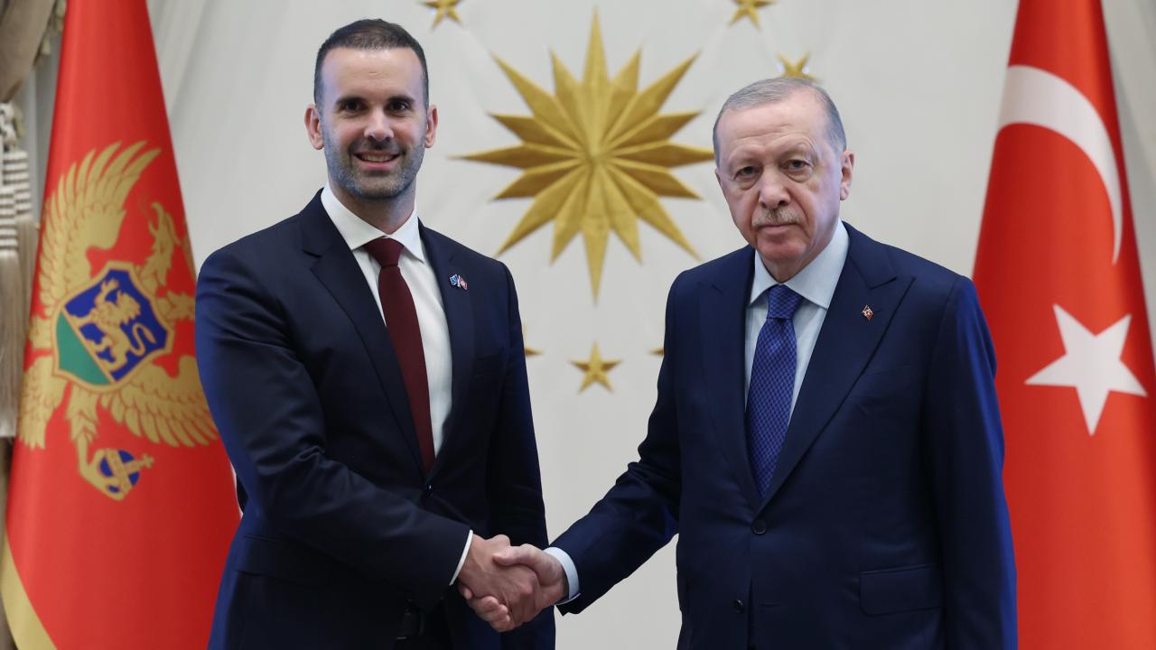 Cumhurbaşkanı Erdoğan, Karadağ Başbakanı Spajic'i kabul etti