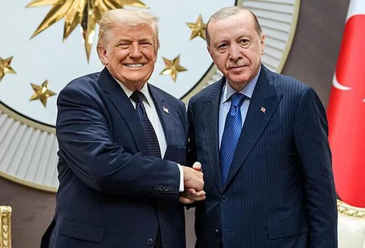 Beyaz Saray, Trump ve Erdoğan'ın tokalaştığı fotoğrafı paylaştı