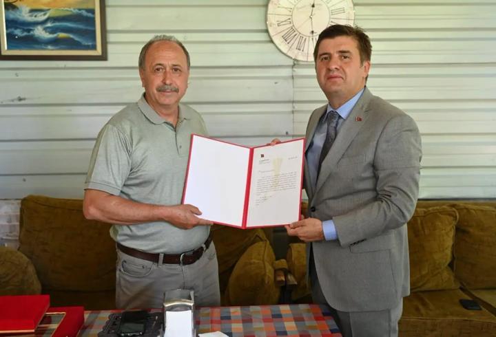 Şehit Yusuf Ergün'ün ailesine 'Şehadet Belgesi' teslim edildi