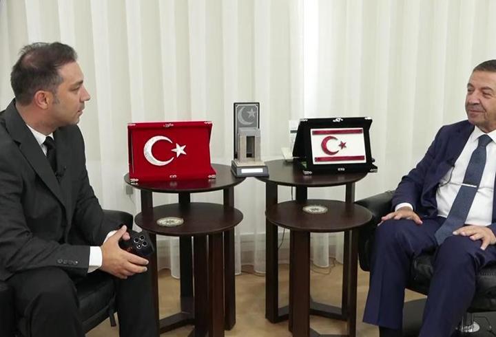 KKTC Dışişleri Bakanı CNN TÜRK'e konuştu: “Kıbrıs meselesi statü sorunudur”