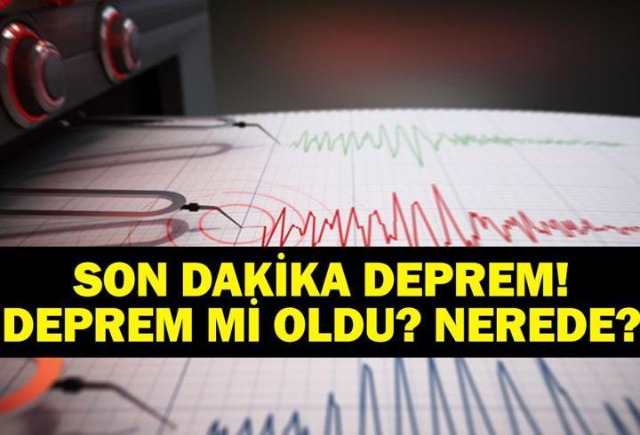 DEPREM SON DAKİKA 20 TEMMUZ! Bugün deprem mi oldu, nerede, kaç şiddetinde? 20 Temmuz 2026 AFAD ve Kandilli Rasathanesi son depremler listesi