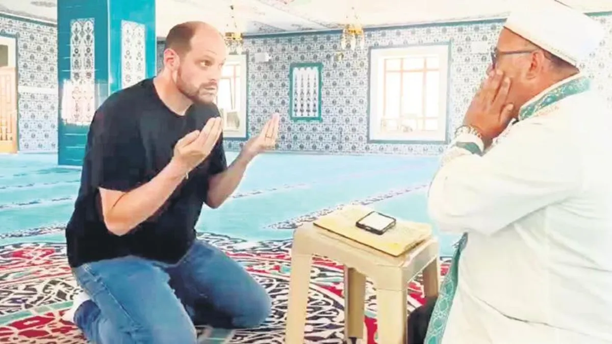 Alman damat Müslüman oldu