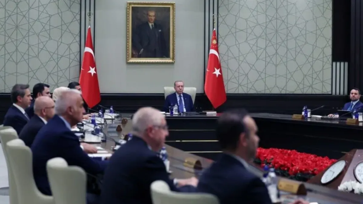 Cumhurbaşkanlığı Kabinesi Başkan Erdoğan liderliğinde toplandı
