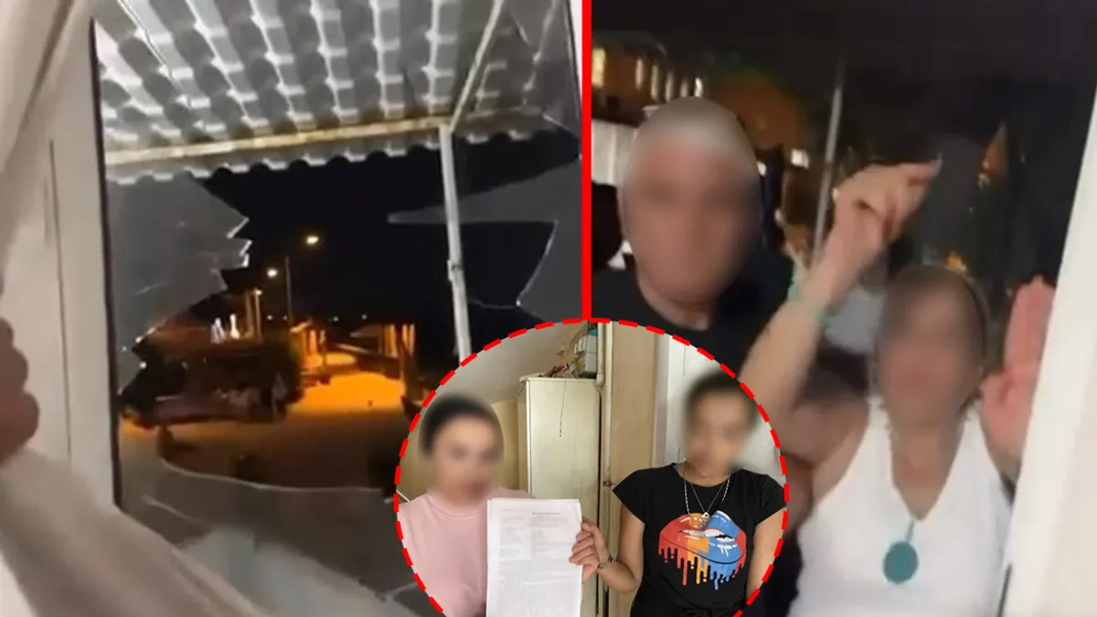 Tatil için gittiler dehşeti yaşadılar: Gürültü bahanesiyle taşla saldırdılar!