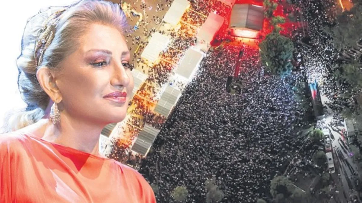 Kayseri’de 75 bin kişiye şarkılarını söyledi