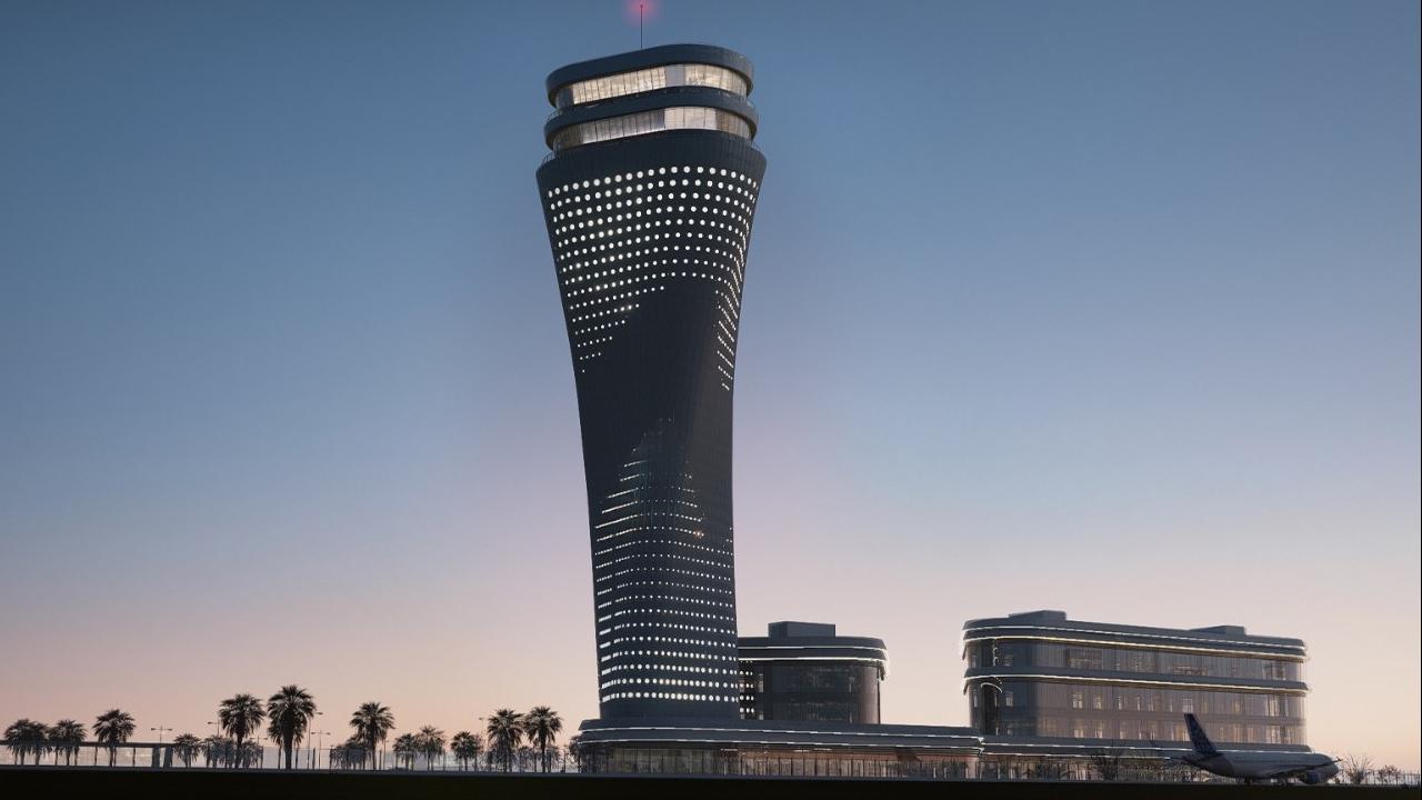 Antalya Havalimanı'nın yeni simgesi yükseliyor: 77 metrelik dev kule