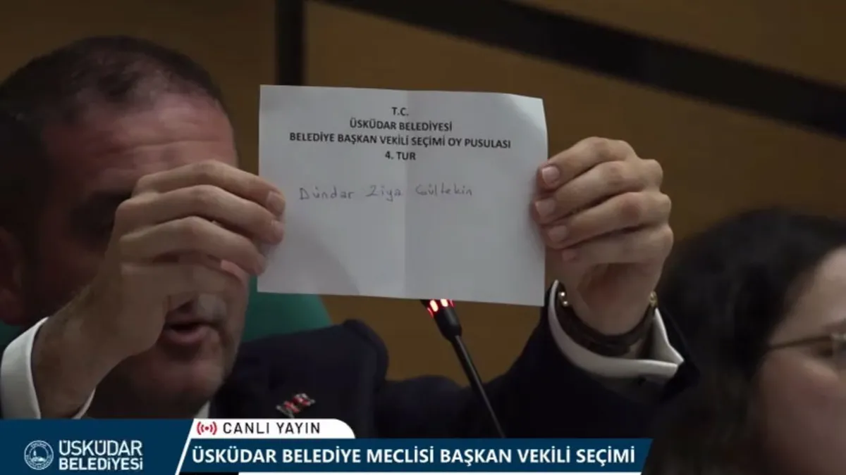 Üsküdar Belediyesi'ndeki başkan vekili seçiminde skandal! AK Parti'nin oyları peş peşe iptal edildi: "G" harfini "6" sayıp