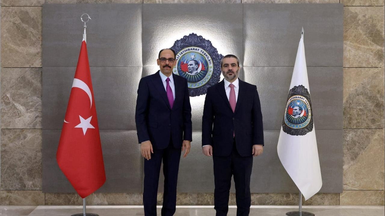 MİT Başkanı Kalın, Suriye Dışişleri Bakanı Şeybani ile görüştü