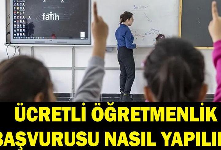 ÜCRETLİ ÖĞRETMENLİK BAŞVURULARI 2026: MEB ücretli öğretmenlik başvuru şartları neler? Ücretli öğretmenlik sonuç sorgulama ekranı