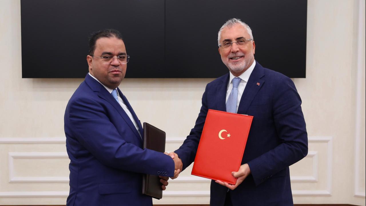 Türkiye ve Libya'dan çalışma ve istihdam alanlarında iş birliği