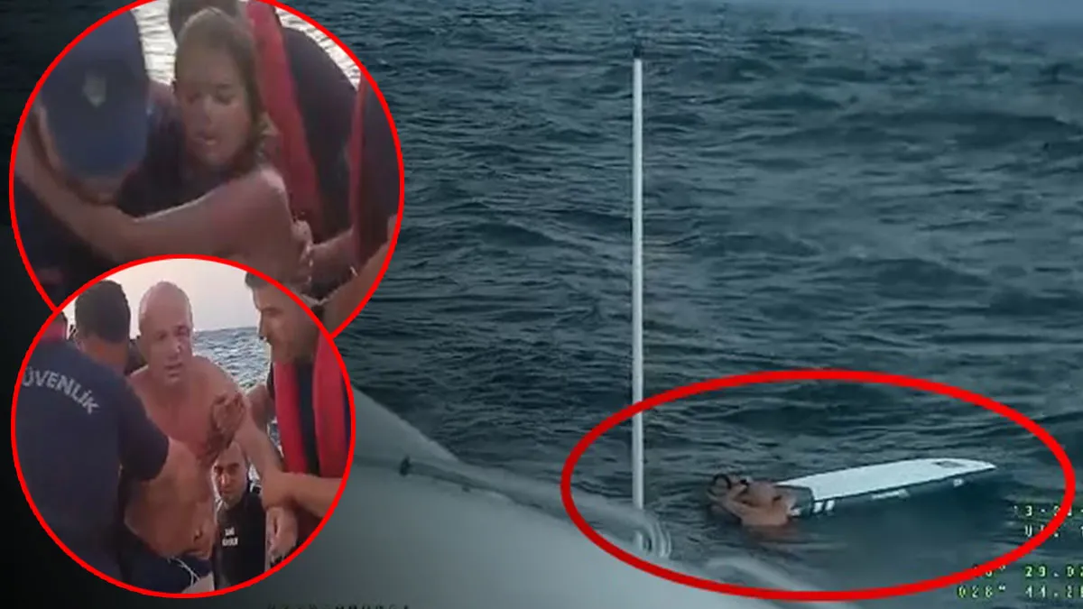 Yalova'da can pazarı: Baba-kız SUP board tahtasında mahsur kaldı! Tam 5 saat sonra