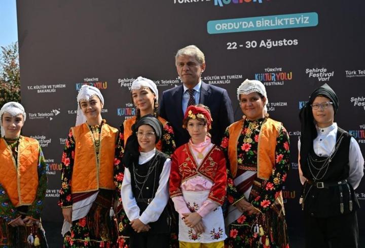 Maviyle yeşilin buluştuğu Ordu’da Türkiye Kültür Yolu Festivali zamanı