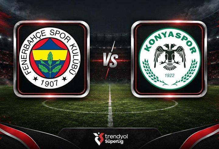 Fenerbahçe - Konyaspor Maçı Canlı Anlatım | Kanarya, 3 puan istiyor