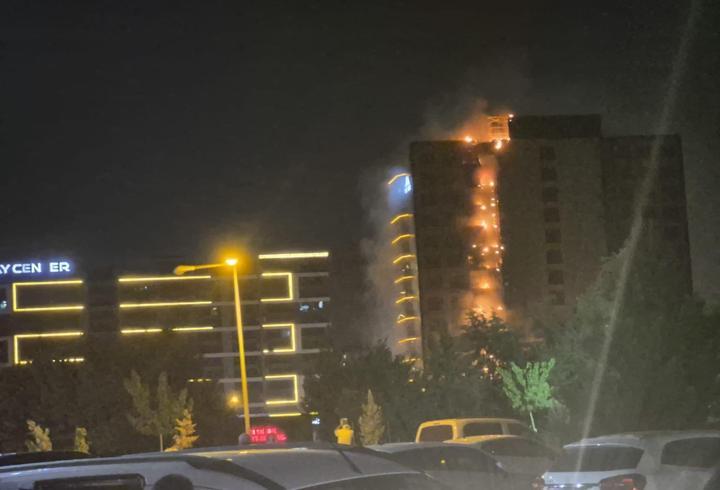 Diyarbakır’da plazada yangın; ekiplerin müdahalesi sürüyor