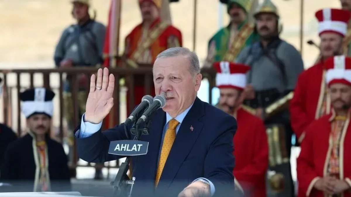 Başkan Erdoğan: Ahlat Anadolu'ya giriş kapısıdır