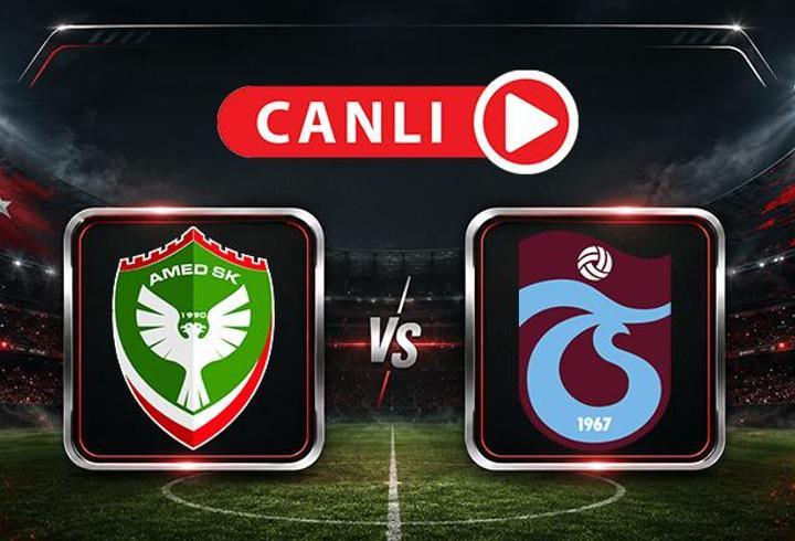 Amedspor - Trabzonspor maçı öncesi son gelişmeler! Muhtemel 11'ler