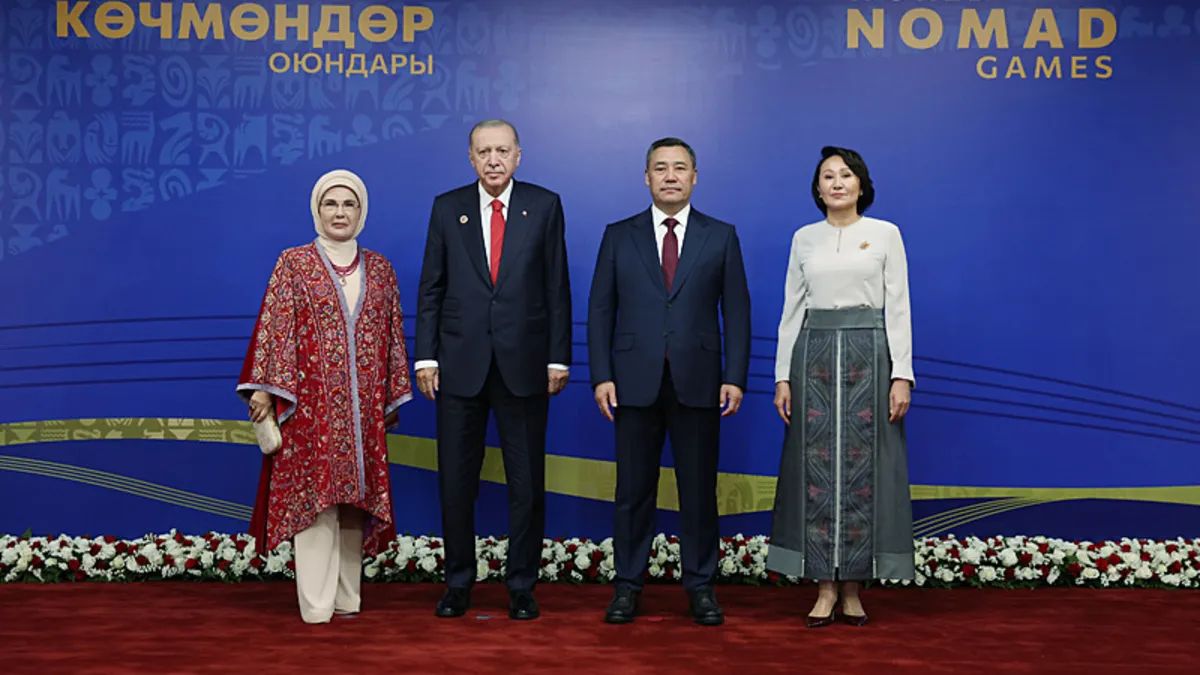 Başkan Erdoğan, Bişkek'te Dünya Göçebe Oyunları Açılış Töreni'ne katıldı