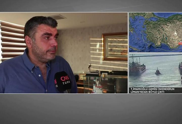 Batan geminin sahibi CNN TÜRK'te