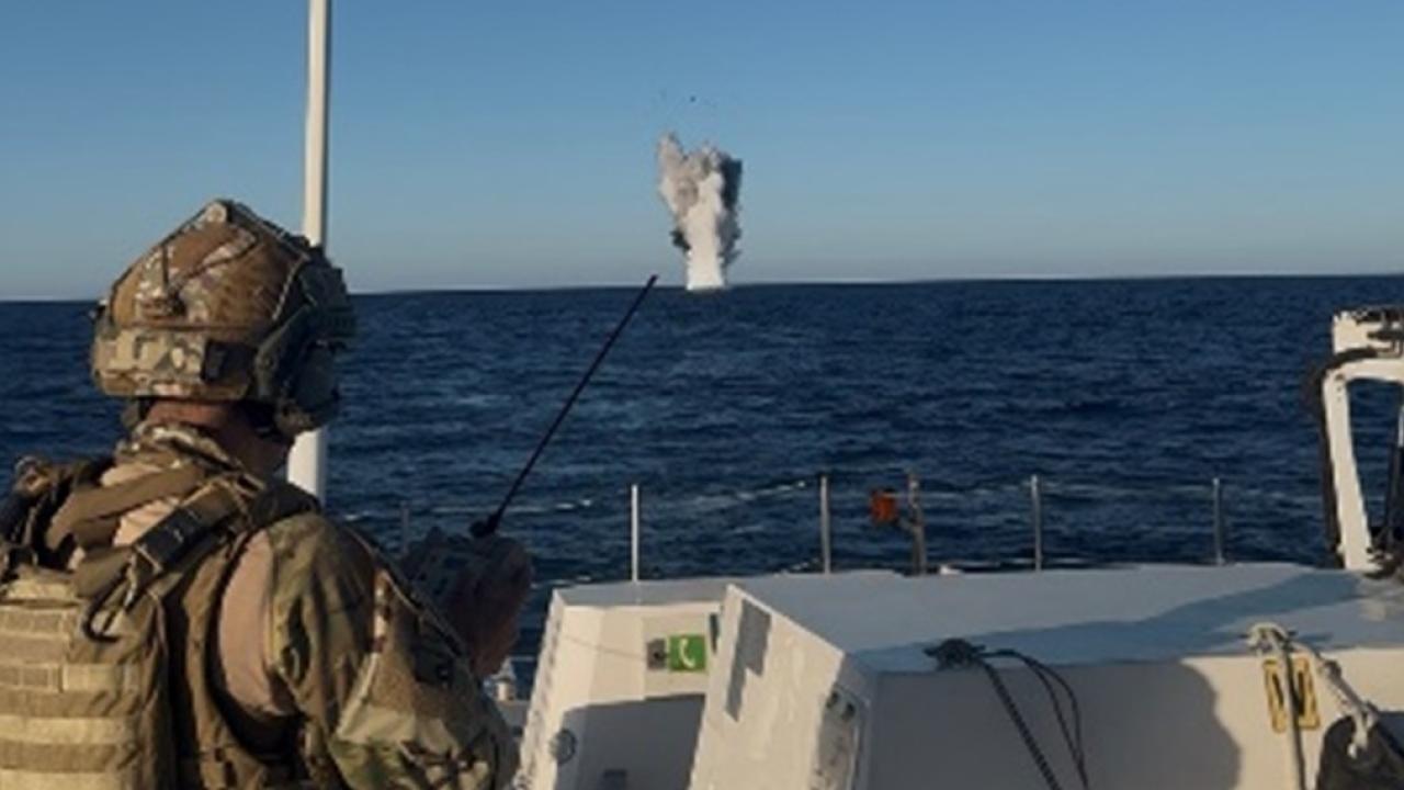 MSB: Karadeniz'de şüpheli cisimler imha edildi