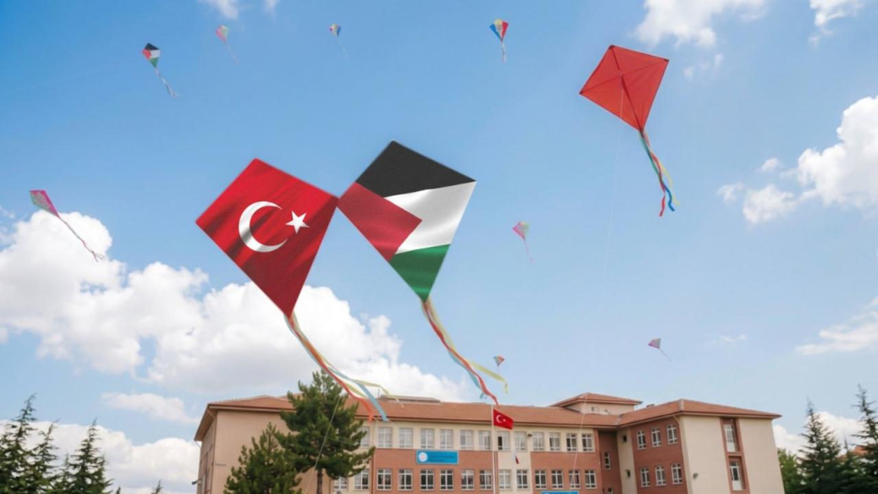Uçurtmalar Gazzeli çocuklar için gökyüzüne bırakılacak