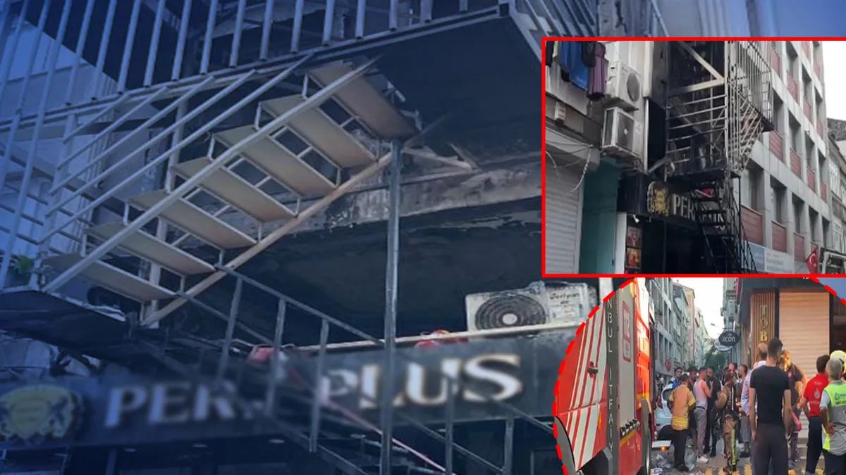 Bakırköy'de 6 katlı otelde yangın paniği: 12 kişi yaralandı
