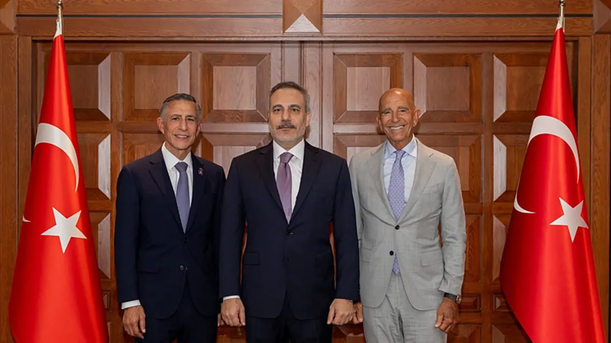Bakan Fidan'dan kritik görüşme: Tom Barrack ile bir araya geldi!