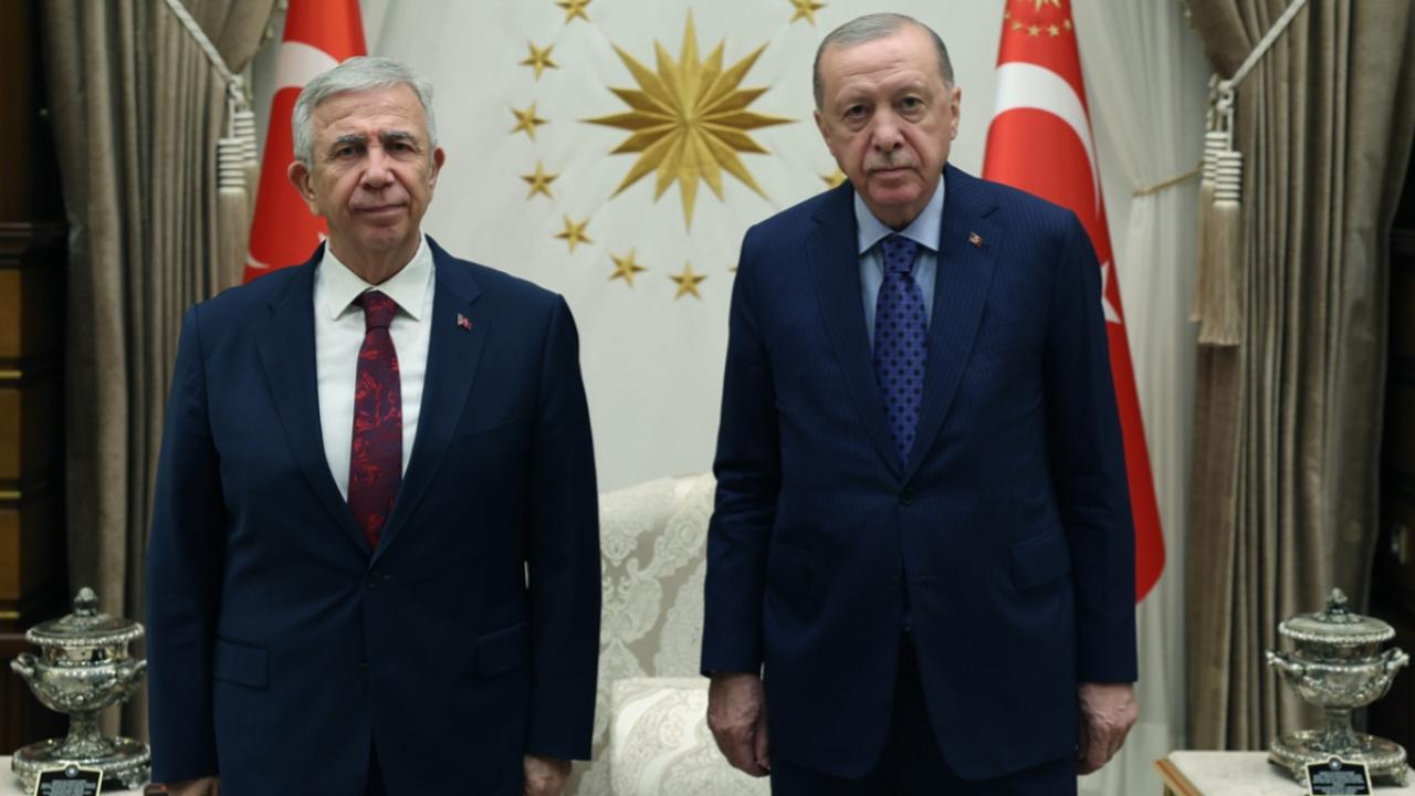 Cumhurbaşkanı Erdoğan ABB Başkanı Mansur Yavaş'ı kabul etti