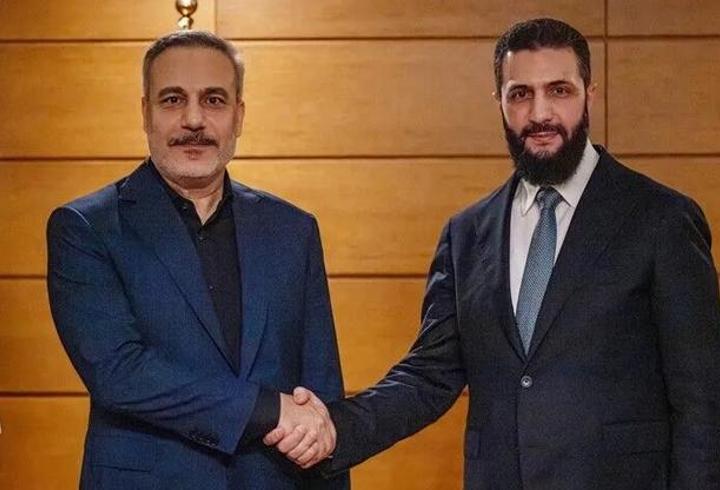 SON DAKİKA HABERİ: Dışişleri Bakanı Hakan Fidan, Şara ile görüştü
