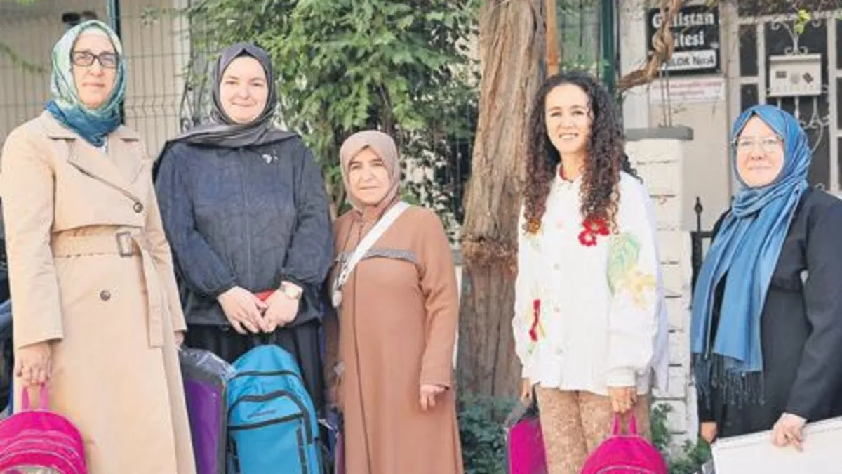 11 bin çocuğa çanta desteği