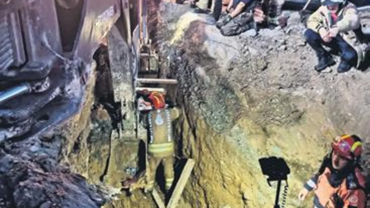 Büyükçekmece’de göçük: 1 ölü, 1 yaralı