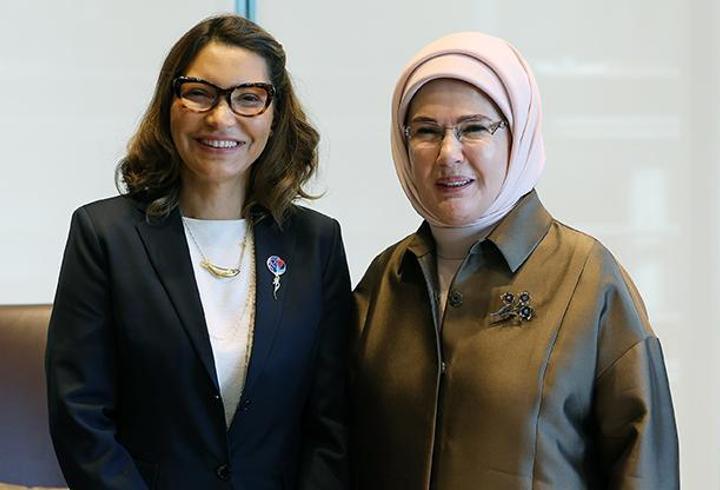 Emine Erdoğan, Brezilya Devlet Başkanı'nın eşi Silva ile görüştü