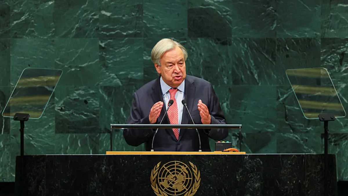 BM Genel Sekreteri Guterres’ten veda konuşması: Çifte standartlar uygulanmamalı