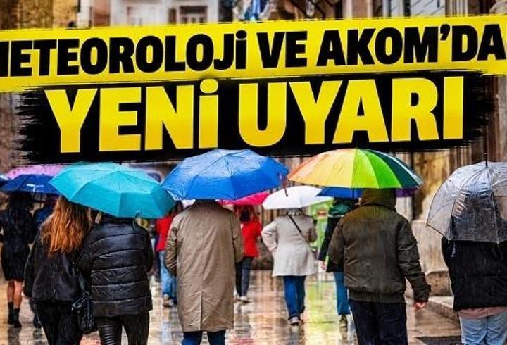 İSTANBUL, İZMİR, ANKARA HAVA DURUMU SON DAKİKA | Bugün hava nasıl olacak, yağışlar kaç gün sürecek? Meteoroloji ve AKOM’dan yeni uyarılar!