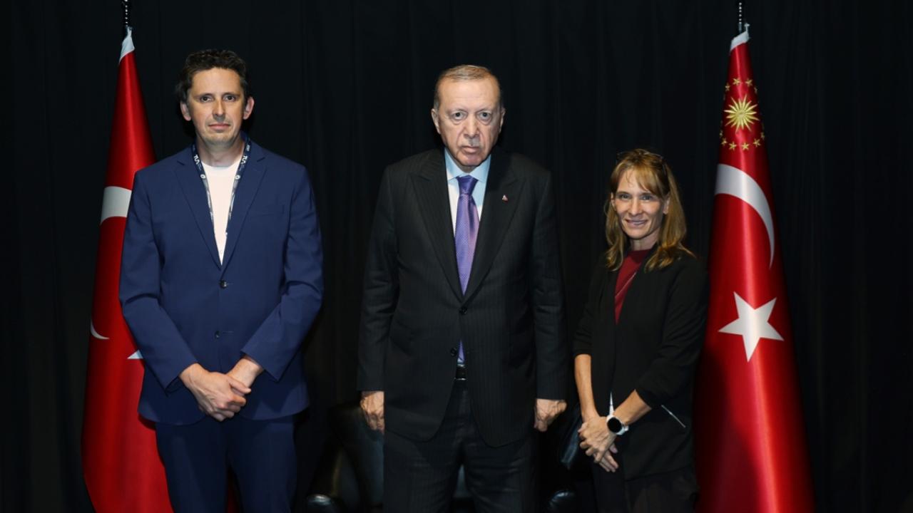 Cumhurbaşkanı Erdoğan, SpaceX yöneticilerini kabul etti
