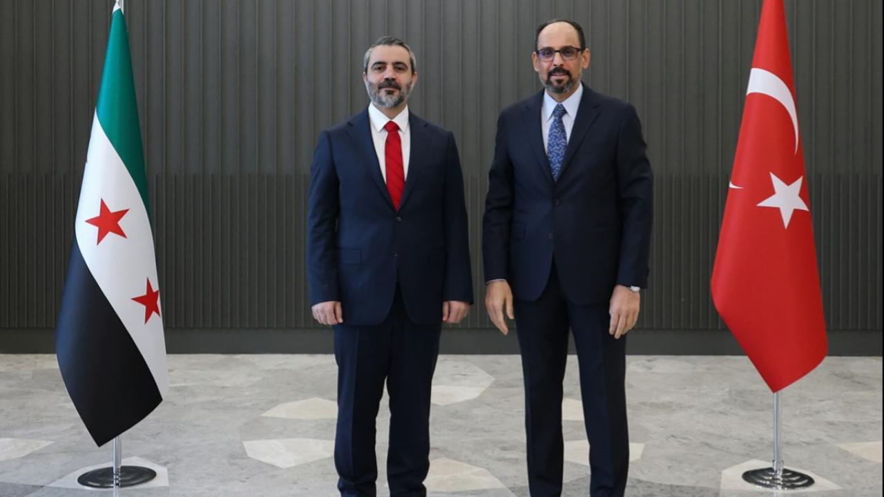 MİT Başkanı Kalın, Suriye Dışişleri Bakanı Şeybani ile görüştü