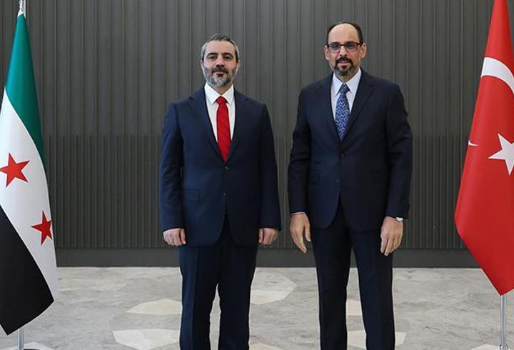 MİT Başkanı Kalın, Suriye Dışişleri Bakanı Şeybani ile Ankara'da görüştü