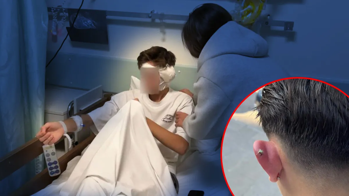 Bursa'da piercing kabusu! Kulağı şişen 17 yaşındaki çocuk hastanelik oldu
