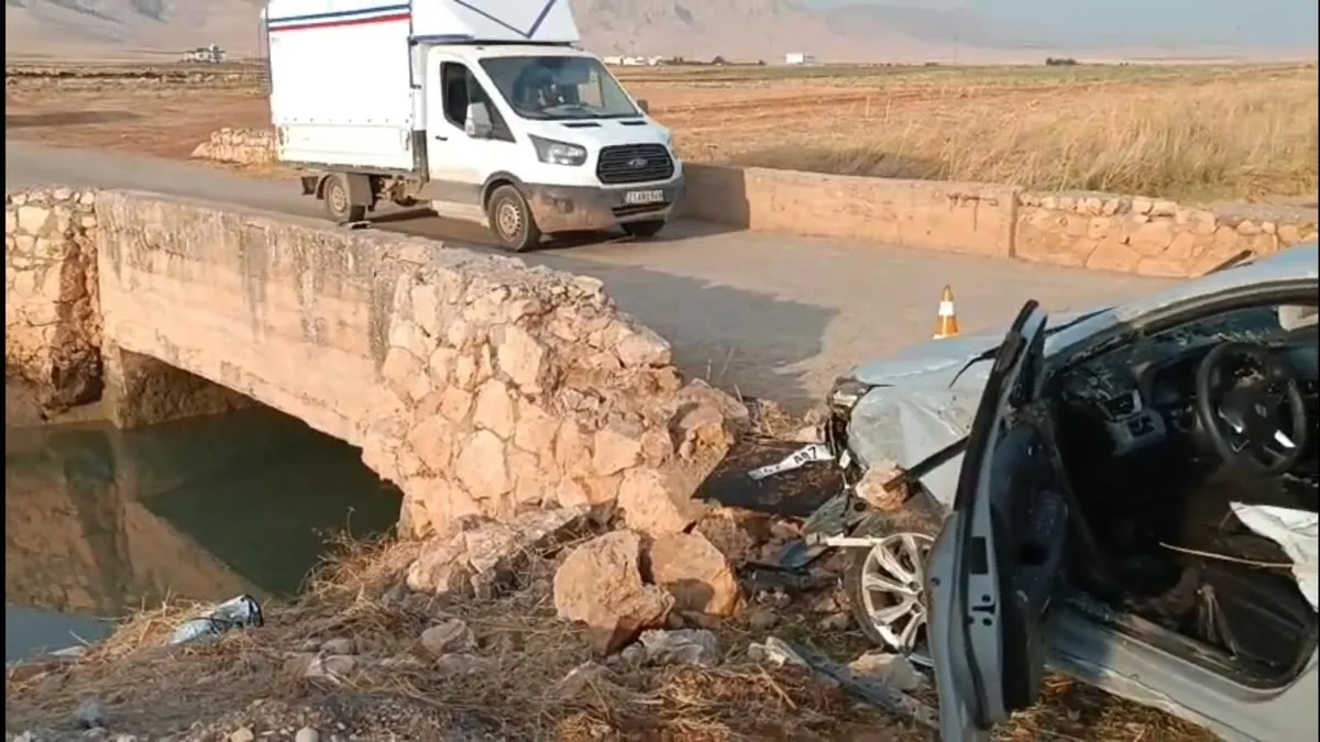 Mardin''de feci kaza! Otomobil su kanalına uçtu: Aynı aileden 4’ü çocuk 6 ölü