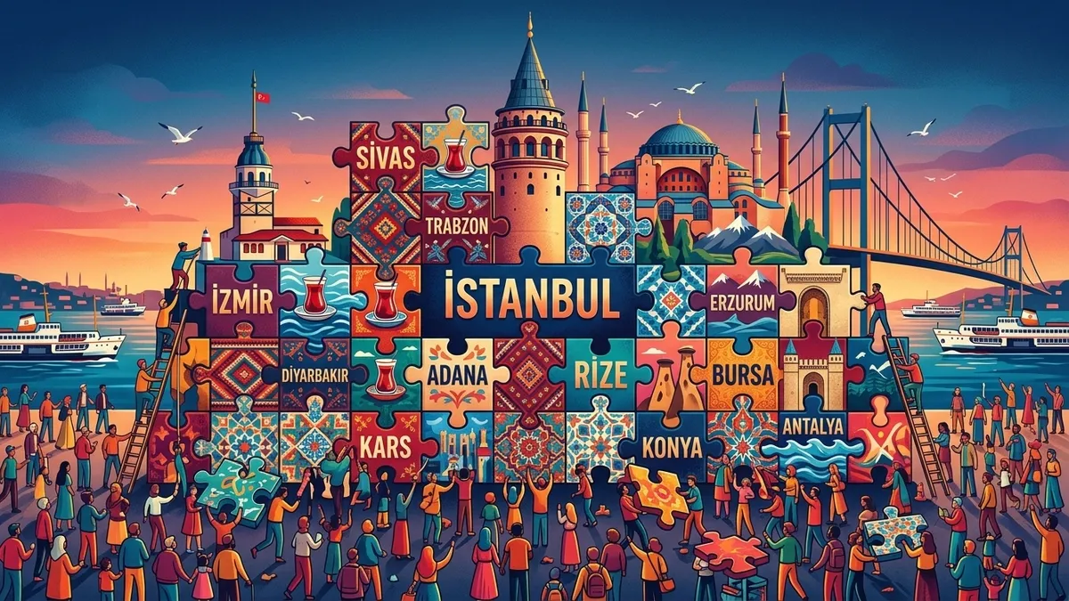İstanbul’un hemşehri haritası ortaya çıktı! İlçelere göre en çok hangi şehirliler var?