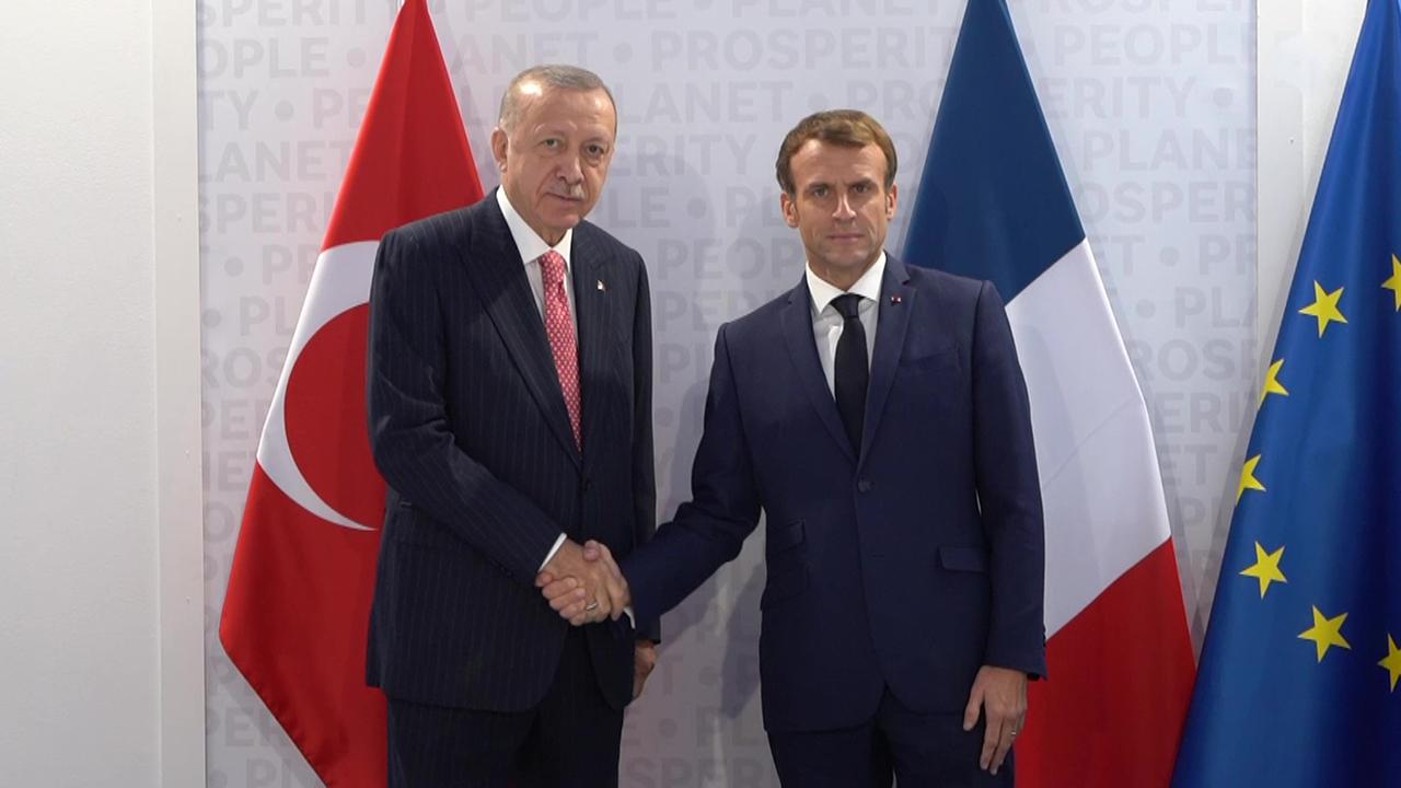 Cumhurbaşkanı Erdoğan, Fransa Cumhurbaşkanı Macron ile telefonda görüştü