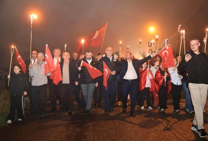 Samsun’da Fener Alayı yürüyüşü